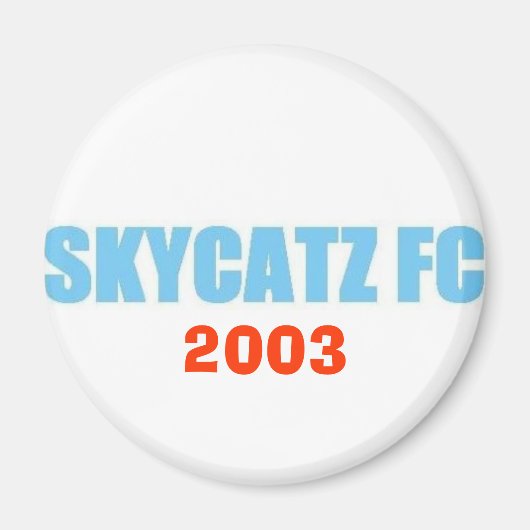 SKYCATZFC TEXT 2003 Magnet (Vorne)