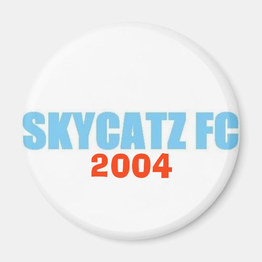 SKYCATZFC-TEXT 2004-Magnet Magnet (Vorne)