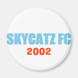 SKYCATZFC TEXT Magnet 2002