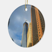 Skycraper Reflections of New York Keramik Ornament (Links)