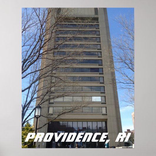 Skycraper, Thayer Street, Providence, RI Poster (Vorne)