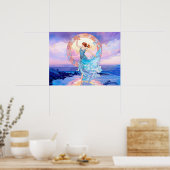 Skydancer auf dem Wasserbild Poster (Küche)