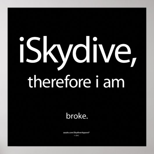 Skydive, also... poster (Vorne)