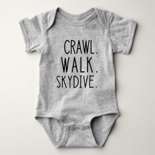 Skydive Baby, Crawl Walk Skydive Baby Strampler