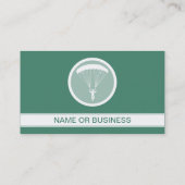 SKYDIVE-Blase Visitenkarte (Rückseite)