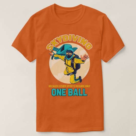 Skydive Fallschirmspringer Geschenkidee T-Shirt (Design vorne)