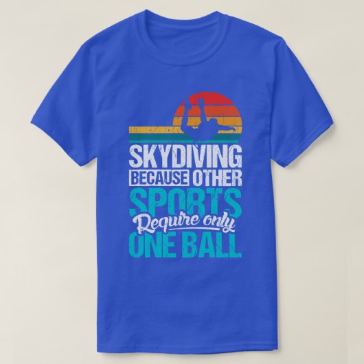 Skydive Fallschirmspringer Geschenkidee T-Shirt (Design vorne)