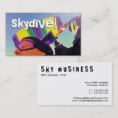 Skydive! (Foto perfekt) Visitenkarte (Vorne/Hinten)