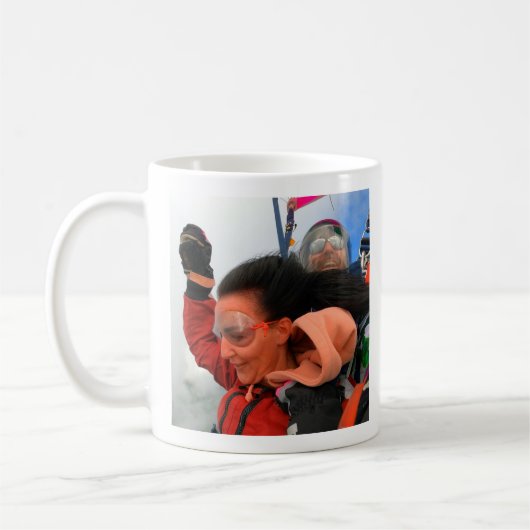 Skydive-Foto-Tasse Kaffeetasse (Links)