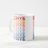 Skydive Groovy Tandemspringen Kaffeetasse (Vorderseite Links)