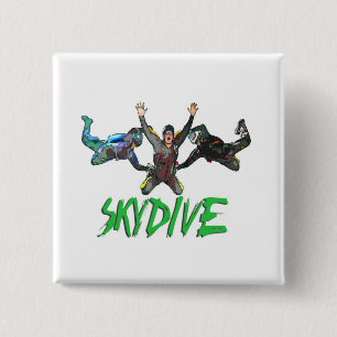 Skydive - grüner Text Button