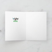 Skydive - Grüner Text Karte (Innenseite)