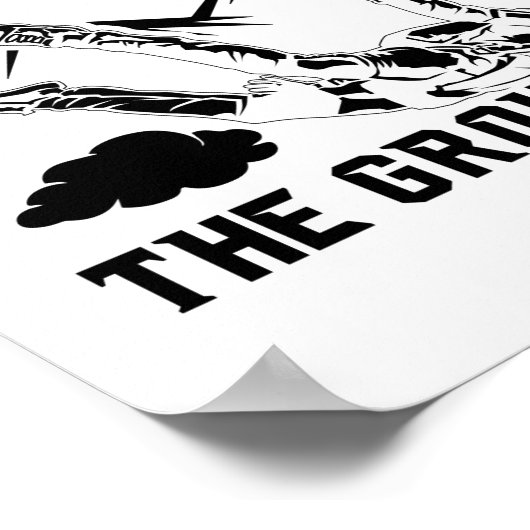 Skydive Hobby | Fallschirmspringen Poster (Ecke)