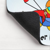 Skydive - ich vielmehr skydiving! - Blau Mousepad (Ecke)