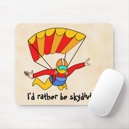 Skydive - ich vielmehr skydiving! mousepad (Mit Mouse)