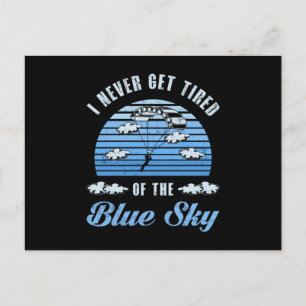 Skydive Jump Skydiver Retro Funny Gift Postkarte
