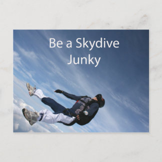 Skydive-Junky Postkarte