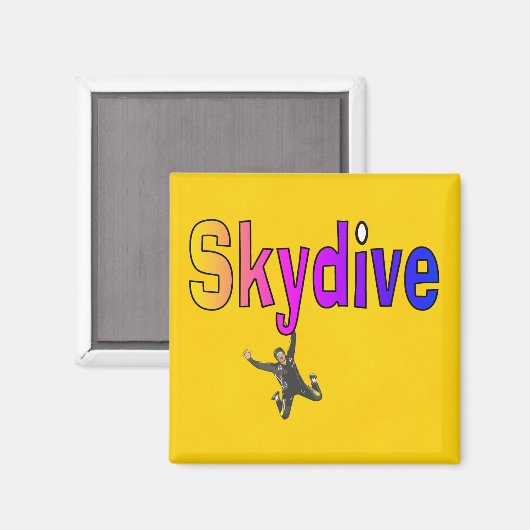 Skydive Magnet-2 Magnet (Vorderseite/Rückseite)