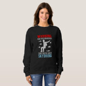 Skydive Parachute Parachutist Skydiver Skydiving   Sweatshirt (Vorne ganz)