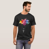 Skydive Parachuting Skydiver Skydive T-Shirt (Vorne ganz)