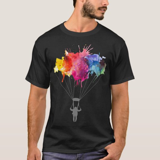 Skydive Parachuting Skydiver Skydive T-Shirt (Vorderseite)