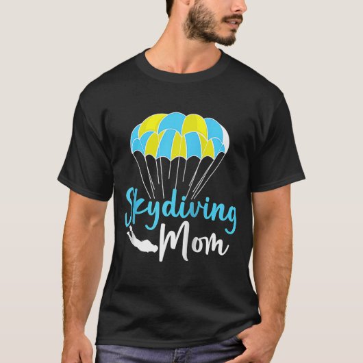 Skydive Parachutist Skydiver Skydive m T-Shirt (Vorderseite)