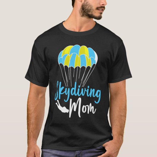 Skydive Parachutist Skydiver Skydive m T-Shirt (Vorderseite)