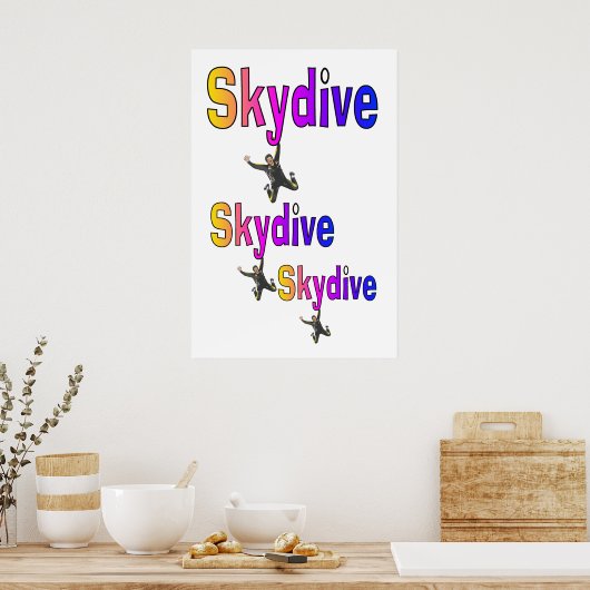 Skydive Poster (Küche)