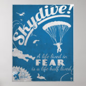 Skydive! Poster (Vorne)