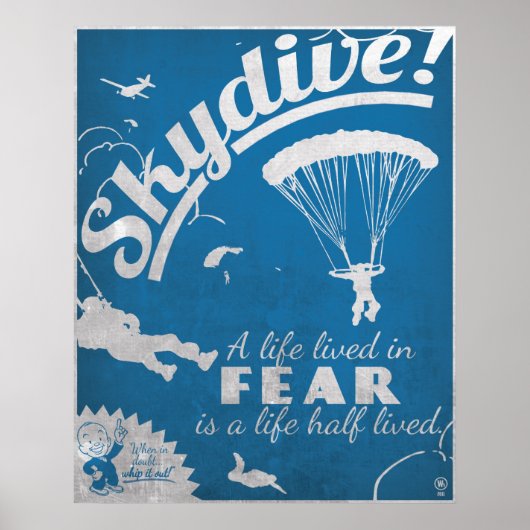 Skydive! Poster (Vorne)