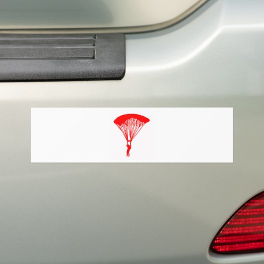 SKYDIVE ROT-SONNE AUTOAUFKLEBER (Auf Auto)