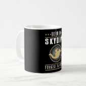 Skydive Skydive Jump Skydiver Flugzeug Funny Gift Kaffeetasse (Vorderseite Links)