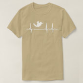 Skydive Skydive Parachuting Parachute EKG T-Shirt (Design vorne)