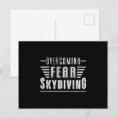Skydive Skydive Skydiver Flugzeug Jump Funny Gift Postkarte (Vorne/Hinten)