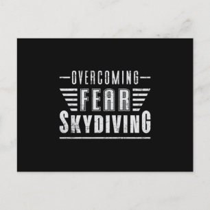Skydive Skydive Skydiver Flugzeug Jump Funny Gift Postkarte