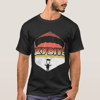 Skydive-Skydiving für Fallschirmspringen Sporttauc T-Shirt