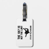 Skydive Spielplatz Gepäckanhänger (Rückseite vertikal)