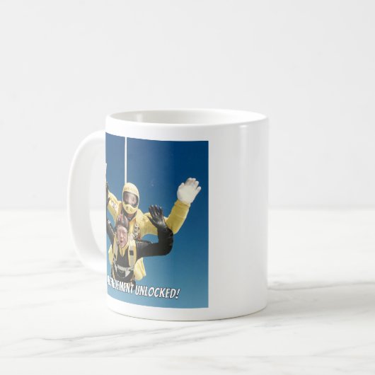 Skydive-Tasse - Errungenschaft Kaffeetasse (Vorderseite Links)