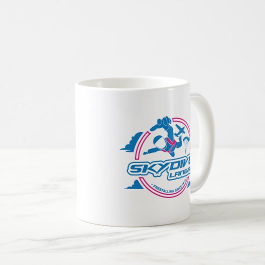 Skydive-Tasse - Errungenschaft Kaffeetasse (VorderseiteRechts)