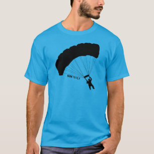 Skydive Vintag Parachute Cool Skydive T-Shirt