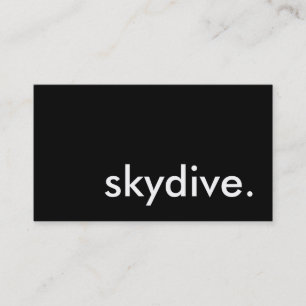 Skydive. Visitenkarte