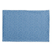 Skydiver Blue Watercolor Dots Pillow Case Kissenbezug (Rückseite)