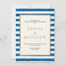 Skydiver Blue Watercolor Streifen & Goldbriefe