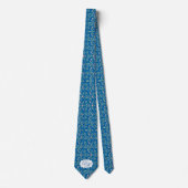 Skydiver Blue Wedding Keepake Neck Tie Krawatte (Vorderseite)
