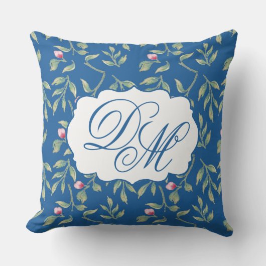 Skydiver Blue Wedding Keepsake Throw Pillow Kissen (Vorderseite)
