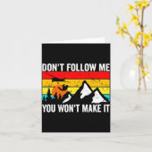 Skydiver Dont Follow Me I Do Stud Things Skydivi Karte (Gelbe Blume)