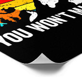 Skydiver Dont Follow Me I Do Stud Things Skydivi  Poster (Ecke)