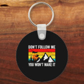 Skydiver Dont Follow Me I Do Stud Things Skydivi  Schlüsselanhänger (Vorderseite)