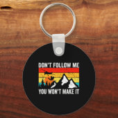 Skydiver Dont Follow Me I Do Stud Things Skydivi Schlüsselanhänger (Vorderseite)