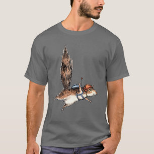 Skydiver Eichhörnchen, Skydiving Adventure Design T-Shirt